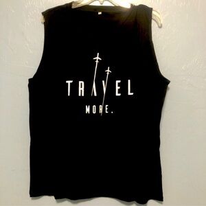 Travel More Sleeveless Tee-New!  Size XXL
